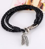 Fashion New Hand-woven Ethnic Leather Bracelet sku image 4