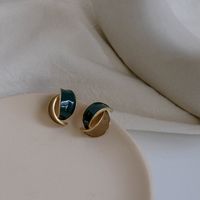 Simple Contrast Color Fashion Earrings sku image 1