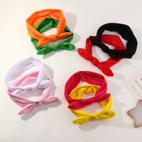 Retro Korean Bowknot Rabbit Ears Headband Set main image 3