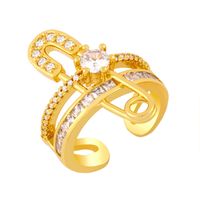 Bague Ajustable Avec Ouverture Trombone main image 3