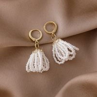 Pearl Tassel Earrings main image 2