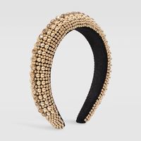 Simple Diamond-studded Thick Sponge Headband sku image 1