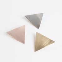 Simple Alloy Geometric Triangle Round Side Clip main image 1