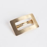 Simple Geometric Square Alloy Top Clip main image 1