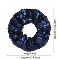 New Colorful Fish Scale Sequins Hair Scrunchies Set main image 5