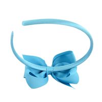 New Children's Flower Bowknot Headband Set main image 4