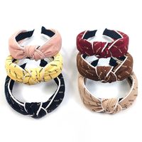 Korean New Middle Knotted Hair Band main image 2