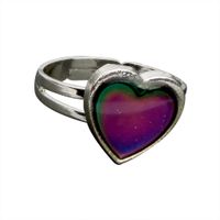 Fashion Heart Color Changing Ring main image 4
