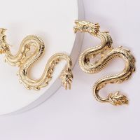 Fashion Alloy Dragon-shaped Earrings main image 4