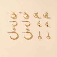 Fashion Pearl Retro Earrings 6 Pairs main image 1