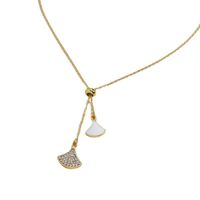 Fashion Diamond Metal Pendant Necklace Wholesale main image 1