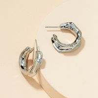 Fashion C-shaped Alloy Retro Earrings main image 3
