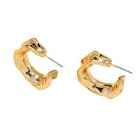 Fashion C-shaped Alloy Retro Earrings main image 6