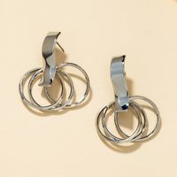 Wholesale Simple Heart-shaped Earrings main image 3