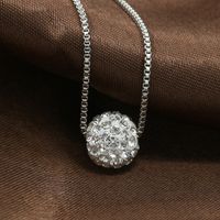 Exquisite Diamond Ball Pearl Necklace main image 1