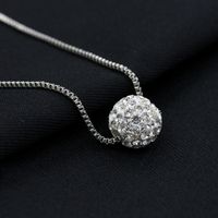 Collier De Perles De Boule De Diamant Exquis main image 5