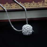 Exquisite Diamond Ball Pearl Necklace main image 4