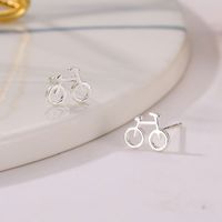New Creative Mini Bicycle Earrings main image 3
