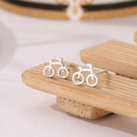 New Creative Mini Bicycle Earrings main image 5