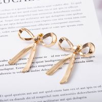 Bow Knot S925 Silver Needle Earrings main image 4