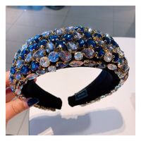 Fashion Simple Full Diamond Baroque Headband sku image 3