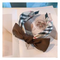 New Fashion Bow Letter H Diamond Headband sku image 4