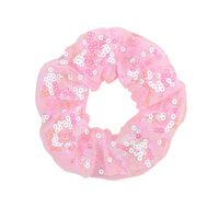 New Colorful Fish Scale Sequins Hair Scrunchies Set sku image 9