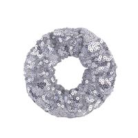 New Colorful Fish Scale Sequins Hair Scrunchies Set sku image 16