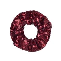 New Colorful Fish Scale Sequins Hair Scrunchies Set sku image 19