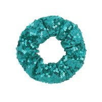 New Colorful Fish Scale Sequins Hair Scrunchies Set sku image 20