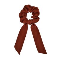 New Streamer Cotton Cloth Solid Color Hair Scrunchies Set sku image 7