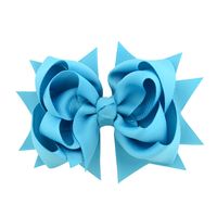 New Simple Flower Fishtail Bow Hairpin Set sku image 7