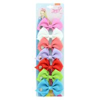 New Fashion Colorful Bow Hairpin Set sku image 3