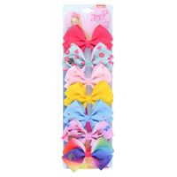 New Fashion Colorful Bow Hairpin Set sku image 7