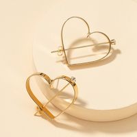 Wholesale Fashion Heart Earrings sku image 1
