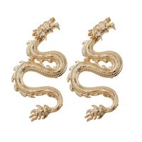 Fashion Alloy Dragon-shaped Earrings sku image 1