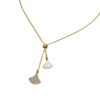 Fashion Diamond Metal Pendant Necklace Wholesale sku image 1