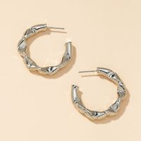 New Fashion Metal C-shaped Earrings sku image 2