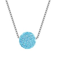 Exquisite Diamond Ball Pearl Necklace sku image 4