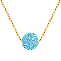 Exquisito Collar De Perlas Con Bolas De Diamantes sku image 3
