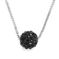 Exquisite Diamond Ball Pearl Necklace sku image 9