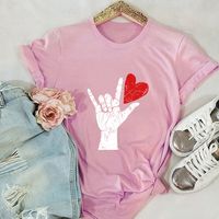 Women's Short Sleeve Printing Casual Fashion Printing main image 6