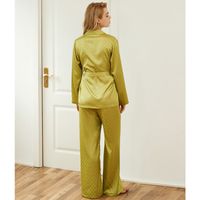 New Silk Long-sleeved Two-piece Suit main image 4