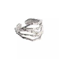 Hollow Line Metal Opening Adjustable Simple Ring main image 6