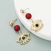 Devil's Eye Fashion Red Earrings main image 3