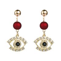 Devil's Eye Fashion Red Earrings main image 6