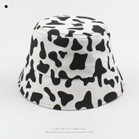 Fashion New Cute Cow Pattern Fisherman Hat main image 2