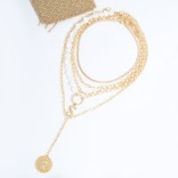 Simple Exaggerated Multi-layer Necklace main image 3