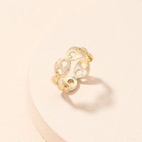 Simple Fashionable Chain Hip-hop Ring main image 5