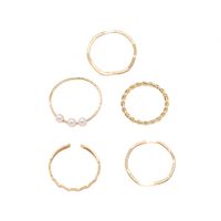 New Simple Fashionable Opening Rings Set main image 6